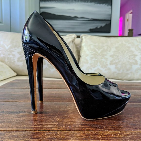 Rupert Sanderson Platform Peep Toe Heels - Size: 7 | IT 37 - Picture 2 of 14